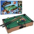 Mini Table Top Pool Table With Cues- Triangle And Chalk