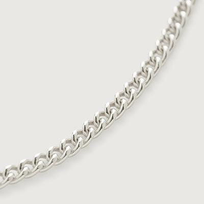 Sterling Silver Curb Chain Necklace 46cm-50cm/18-20'