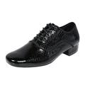 nsendm Male Shoes Adult Dress Shoe Laces Men Leather Heel Square Toe Dance Shoes Social Dance Shoes Mens Leather Work Shoes Black 10.5