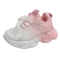 nsendm Female Shoes Big Kid Toddler Tennis Show Toddler Mesh Sport Shoes Casual Shoes Running Baby Shoes Girls Shoes Size 5 Big Girls Pink 23