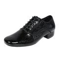 nsendm Male Shoes Adult Dress Shoe Laces Men Leather Heel Square Toe Dance Shoes Social Dance Shoes Mens Leather Work Shoes Black 9.5