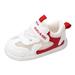 nsendm Male Shoes Toddler Toddler High Top Sneaker Toddler Shoes Boys and Girls Sneakers Flat Bottom Toddler Size 8 Tennis Shoes Boys Red 6