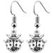 1 Pair Women Earrings Teen Girls Ladybug Earrings Hook Earrings Fashion Ear Jewelries
