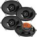 Memphis Audio 5x7 2 Way Coaxial Speakers 80W Max Power Reference PRX57 2 Pair