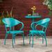 Warren Desert Outdoor Modern Dining Chair (Set of 2)