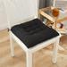 LTTVQM Chair Cushions 16*16 Inches Dining Kitchen Office Chair Seat Cushion Kitchen Chair Pads with Ties Outdoor Chair Cushions for Dining Outdoor Patio Chair Black