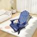 Outdoor or indoor Wood children Adirondack chair blue