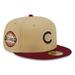 Men's New Era Vegas Gold/Cardinal Chicago Cubs 59FIFTY Fitted Hat