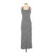 Banana Republic Casual Dress Scoop Neck Sleeveless: Black Dresses - Women's Size Small