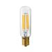 Strak LED 40W Equivalent Clear Filament 2700K T25 Candelabra Base E12 400LM CRI90 Dimmable LED Bulb (2 Pack)