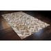 Brown/White 96 x 30 x 0.3 in Area Rug - Bashian Rugs Santa Fe Leather Area Rug Leather | 96 H x 30 W x 0.3 D in | Wayfair H112-CA-2.6X8-H12