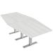 Skutchi Designs, Inc. 6 Person Hexagon Conference Table w/ T Base Wood/Metal in Gray | 29 H x 69.5 W x 33.5 D in | Wayfair