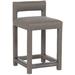 Vanguard Furniture Thom Filicia 25.5" Counter Stool Wood/Upholstered in Gray | 33.5 H x 19 W x 19.5 D in | Wayfair 9054-CS_153470_Hampton