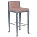 Vanguard Furniture Thom Filicia 31.5" Stool Wood/Upholstered in Gray/Brown | 40.5 H x 19.5 W x 20.5 D in | Wayfair 9075-BS_153828_DoveGray