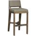 Vanguard Furniture Thom Filicia 32.5" Bar Stool Wood/Upholstered in Gray/Brown | 42 H x 19 W x 21.75 D in | Wayfair 9080-BS_154832_Havana
