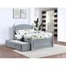 Harriet Bee Onna Full Platform Bed w/ Trundle Wood in Gray | Wayfair 9E50A3FADDDA444290E30185E0B4C0AE