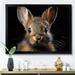 August Grove® Cute Rabbit Portrait On Canvas Print Canvas, Cotton | 12 H x 20 W x 1 D in | Wayfair 52C693EE2E9648188C9BA3018CD5C77F