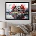Red Barrel Studio® Red & Gray Lakeouse Majestic Retreat V On Canvas Print Metal | 24 H x 32 W x 1 D in | Wayfair 46EAE7CBAA824B4788F47DF63736E889