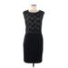 Valerie Bertinelli Casual Dress: Black Dresses - Women's Size 8