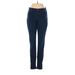 Lee Jeggings - High Rise: Blue Bottoms - Women's Size Small - Dark Wash