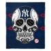 The Northwest Group New York Yankees 50" x 60" Candy Skull Silk Touch Throw Blanket