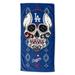 The Northwest Group Los Angeles Dodgers 30" x 60" Candy Skull Printed Beach Towel