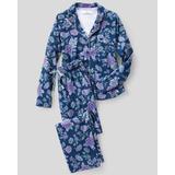Appleseeds Women's Karen Neuburger® Dotty Blossom Girlfriend Pajamas Set - Purple - M - Misses