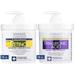 Advanced Clinicals Anti Aging Firming Retinol Body Cream and Hydrating Hyaluronic Acid Cream Set. Two 16 fl oz