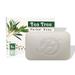 HERBOGANIC Tea Tree Oil Herbal Soap | Bar Soap with Essential Oils | Exfoliates Gently | Moisturises and Hydrates the Skin | All Natural | Equally Effective for Men and Women | 5 oz Bar