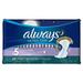 Always Ultra Thin Overnight Pads Winged Unscented Size 5 (Pack of 18)