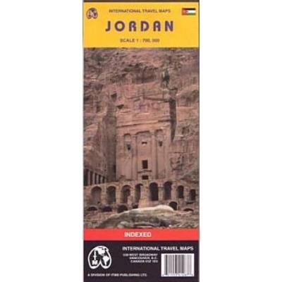 Jordan Map by ITMB (Travel Reference Map)