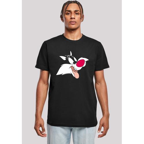 „T-Shirt F4NT4STIC „“T-Shirt ‚Looney Tunes Sylvester'““ Gr. 4XL, schwarz Herren Shirts T-Shirts Herren,Premium Merch,Regular-Fit,Basic,Bedruckt“