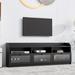 Modern TV Stand, Chic Elegant Media Console for TVs Up to 65", Ample Storage Space TV Cabinet