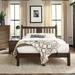 Farmhouse Style Solid Wood Platform Bed Frame with Headboard