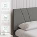 Novilla Camas Upholstered Bed Frame, Headboard,Wooden Slats Support