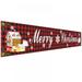 Promotions! Merry Christmas Banner Decoration For Garden Walls Fences Durable Yard Decoration Christmas Happy New Year Banner Xmas Decor