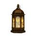 Ramadan Fairy Lights Battery Led Lantern Hexagonal Star Moon Printed Wind Lamp Mubarak Table Decor