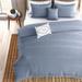 5-Piece 100-Percent Cotton Clip Dot Boho Comforter Set