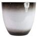 Large Shaped Planter - Modern Indoor & Outdoor Decorative Flower Pot/Box (15 Inch Brown To White W/Specs)