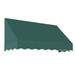 Awntech 6.375 ft San Francisco Fixed Awning Acrylic Fabric Forest