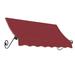 Awntech 5.375 ft Charleston Fixed Awning Acrylic Fabric Burgundy