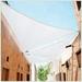 ctslt size order to make 10 x 18 x 20.6 white right triangle sun shade sail canopy mesh fabric uv block - heavy duty - 190 gsm - 3 years warranty (we make size)