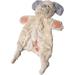 SONA G DESIGNS Baby 18 inch Plush Flattie Elephant Bear Dog Toy Animal Beige Puppy Dog