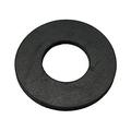 Black Industrial Grade Rubber Washers - 1-7/8 ID X 2-3/16 OD X 3/16 Thk - Pack Of 4