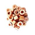 Copper Swage Stop For 1/4 Wire Rope Cable - Copper Cable Stop Sleeve For 1/4 Inch Wire Rope Swage Clip Copper Cable Crimp Sleeves Cable Stops 1/4 Copper Swage Sleeves (5)