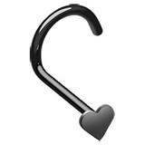 Colorline Heart Nose Screw Ring