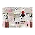 Wooden Puzzle Old Newspaper Decor Classical Music Themed Instruments Piano Violin Notes Symbols 300-Slice Puzzle for All Ages Gifts