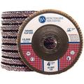 Benchmark Abrasives 4.5 x 7/8 T29 (Angled) Ceramic Flat Flap Discs for Sanding Grinding Finishing Stock Removal on Stainless Steel Carbon Steel Alloys Metals (10 Pack) - 60 Grit