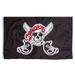 Frcolor 1PC Pirate Flag Skull Pattern Flag Bar KTV Haunted House Hanging Flag Decor Prop