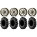 ITP Hurricane 20 Wheels Bronze 33 MotoSlayer Tires Sportsman RZR Ranger